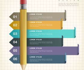 Vector education infographic template material 01