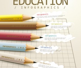 Vector education infographic template material 02