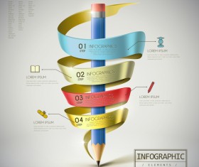 Vector education infographic template material 03