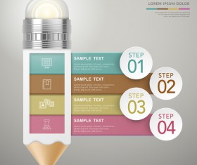 Vector education infographic template material 09