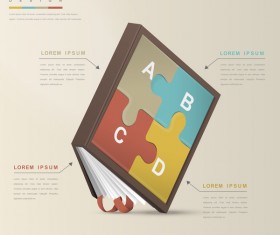 Vector education infographic template material 10