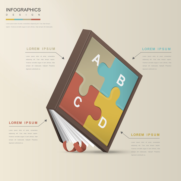 Vector education infographic template material 10