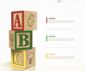 Vector education infographic template material 11