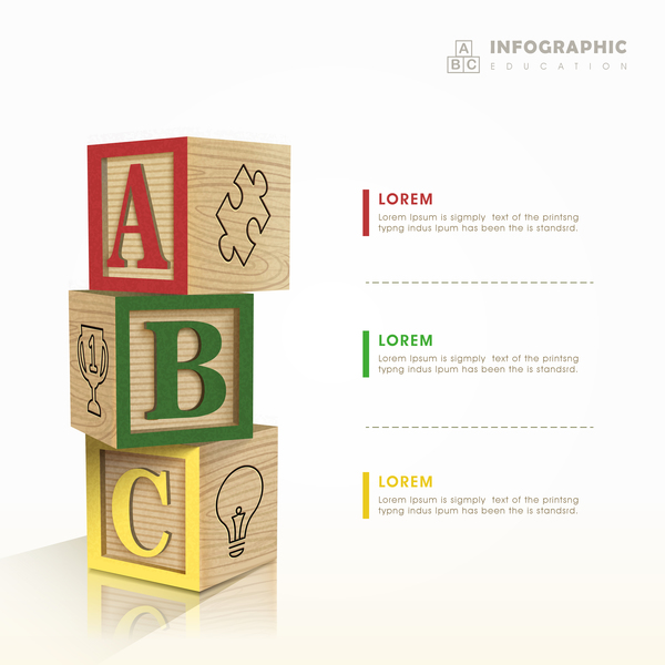 Vector education infographic template material 11