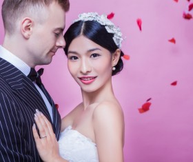 Wedding photographs of newlyweds Stock Photo 03