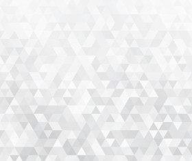 White geometric shapes backgrounds vector set 05