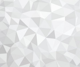 White geometric shapes backgrounds vector set 11