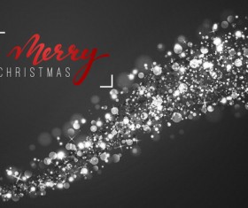 White light dots christmas abstract vector