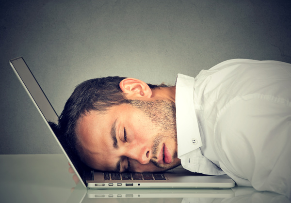 Work fatigue Stock Photo