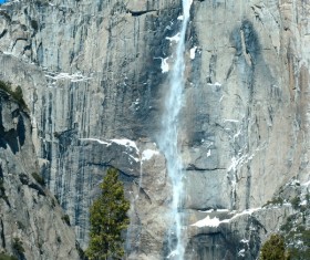 Yosemite National Park Waterfall Stock Photo