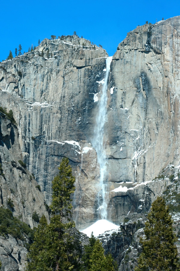 Yosemite National Park Waterfall Stock Photo