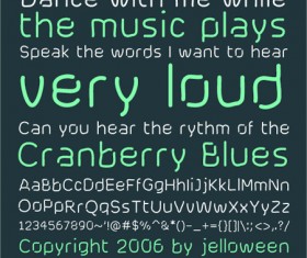 cranberry blues font pack