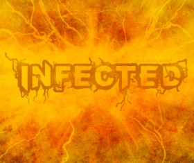 infected font