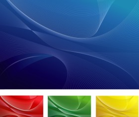4 Colored abstract background vector