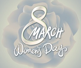 8 march women day with rose background vector 04