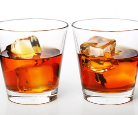 Add ice whiskey Stock Photo 03