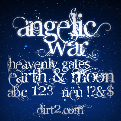 Angelic War font