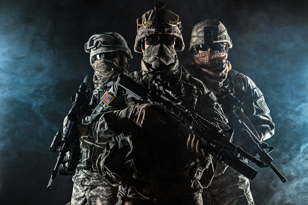 Armed soldiers Stock Photo 14