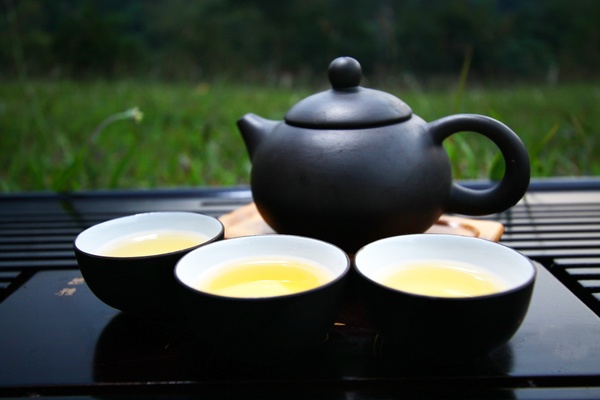 Asian tea sets Stock Photo 02