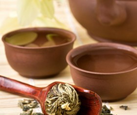 Asian tea sets Stock Photo 04