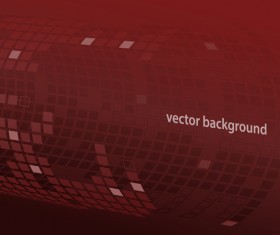 Back tubes with red background vector