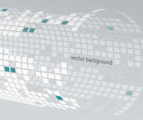 Back tubes with white background vector 01