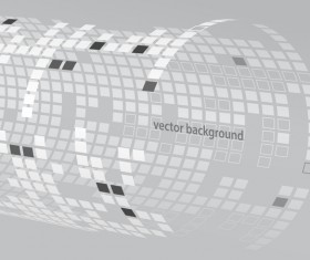 Back tubes with white background vector 02