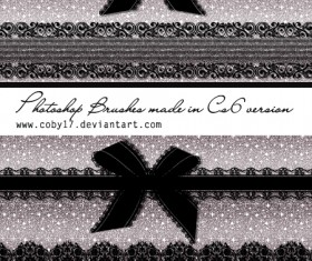 Beautiful Laces Photoshop Brushes