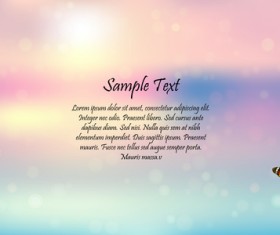 Beautiful butterflies with halation spring background vector 01