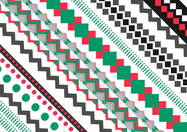 Beautiful ethnic ornament pattern vector 01