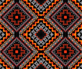 Beautiful ethnic ornament pattern vector 02