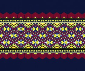 Beautiful ethnic ornament pattern vector 03