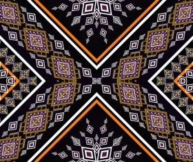 Beautiful ethnic ornament pattern vector 04