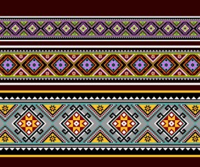 Beautiful ethnic ornament pattern vector 05