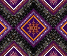 Beautiful ethnic ornament pattern vector 07