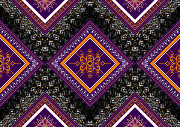 Beautiful ethnic ornament pattern vector 07