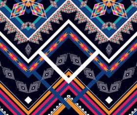 Beautiful ethnic ornament pattern vector 08