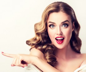 Beautiful girl with rich expression HD picture 07