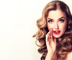 Beautiful girl with rich expression HD picture 08