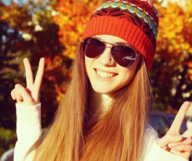 Beautiful smiling girl HD picture