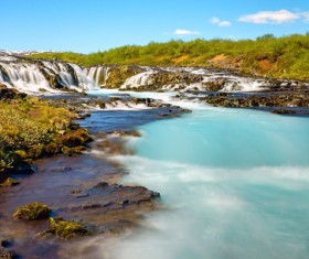 Beautiful waterfall Stock Photo 01