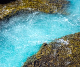 Beautiful waterfall Stock Photo 03