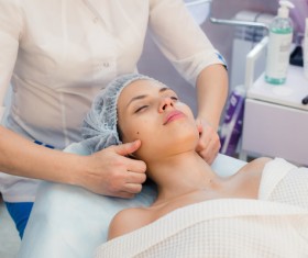 Beauty massage Stock Photo