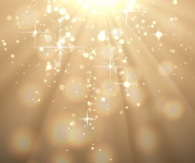Beige background with shiny stars vector