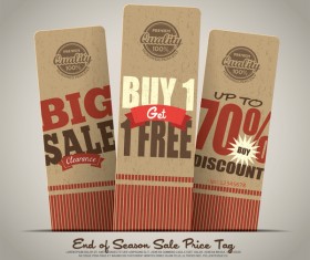 Big sale vertical banner vector 02