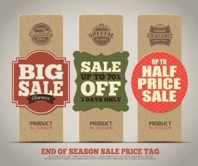 Big sale vertical banner vector 03