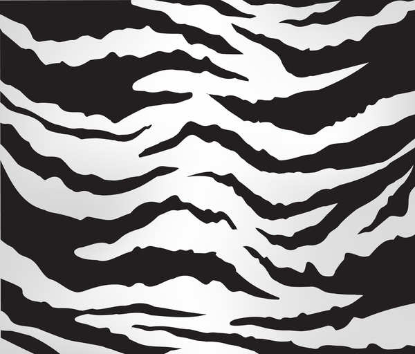 Black zebra pattern vector design 02