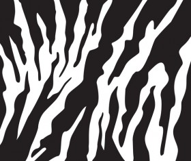 Black zebra pattern vector design 03