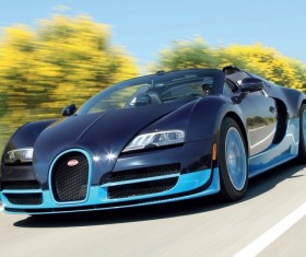 Blue Bugatti Veyron HD picture