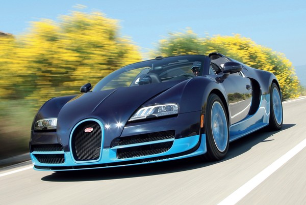 Blue Bugatti Veyron HD picture